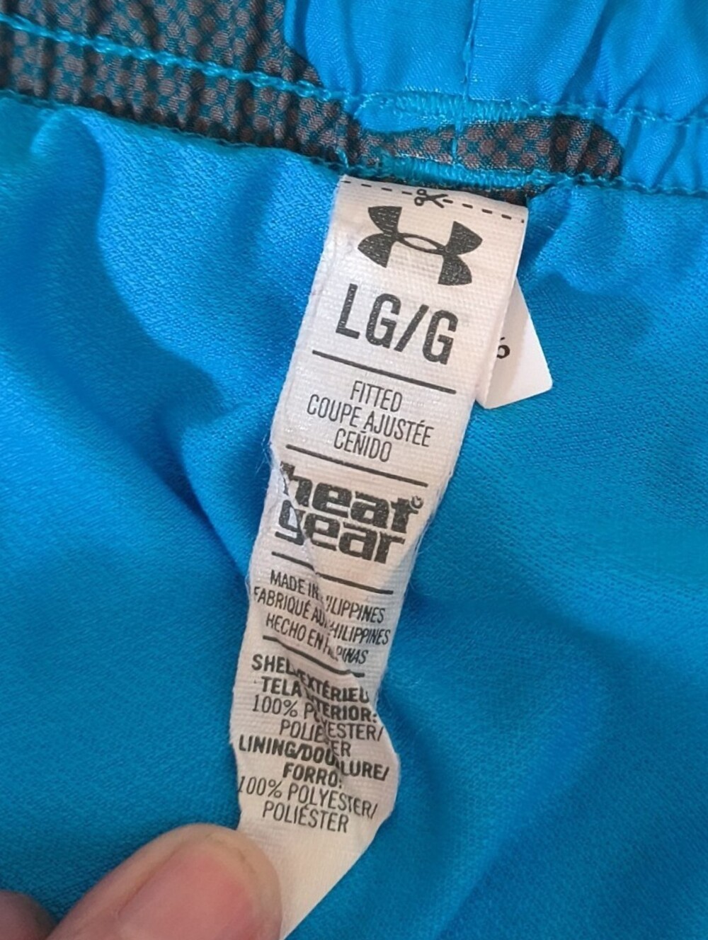 Under Armour Heat Gear Pull On Lined Running Shorts Size L - Picture 7 of 8